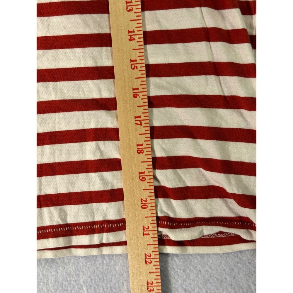 Madewell Womens Red White Striped Short Sleeve Cotton T-Shirt K2258‎ HO18 Small - Picture 4 of 7